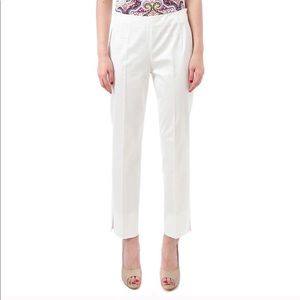 Prada • White Slim Straight Pants